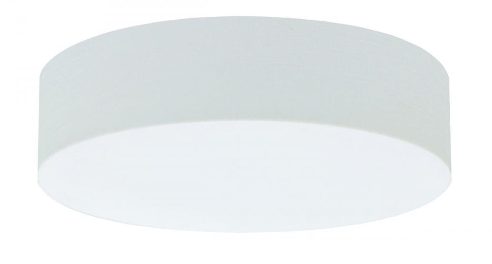 Anton 12'' LED Ceiling - Linen White Finish