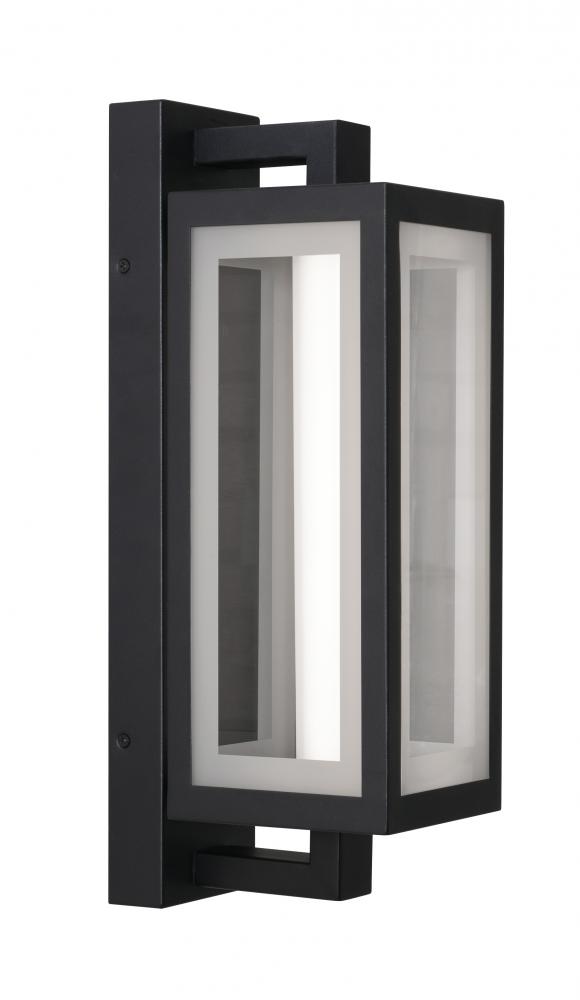 Blake 18'' Outdoor LED Sconce,20W,BK,Batt.