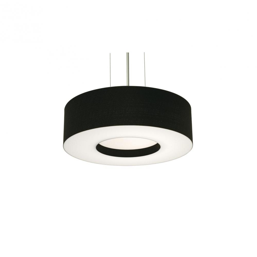 Montclair 15'' Med Base Pendant - SN w/ BK