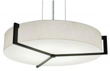  APP1524LAJUDES-JT - Apex 17'' LED Pendant - Espresso Finish - Jute Shade