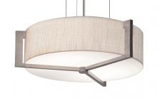  APP1524LAJUDWG-JT - Apex 17'' LED Pendant - Weathered Grey Finish - Jute Shade