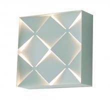  CMNS070708L30D2WH - Commons - LED Sconce - White Finish - White Steel Shade