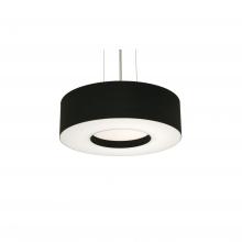  MCP1524MBSN-BK - Montclair 15'' Med Base Pendant - SN w/ BK