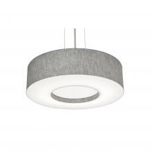  MCP1932LAJUDBK-GY - Montclair 19'' LED Pendant - 18W 120-277V,BK w/ GY