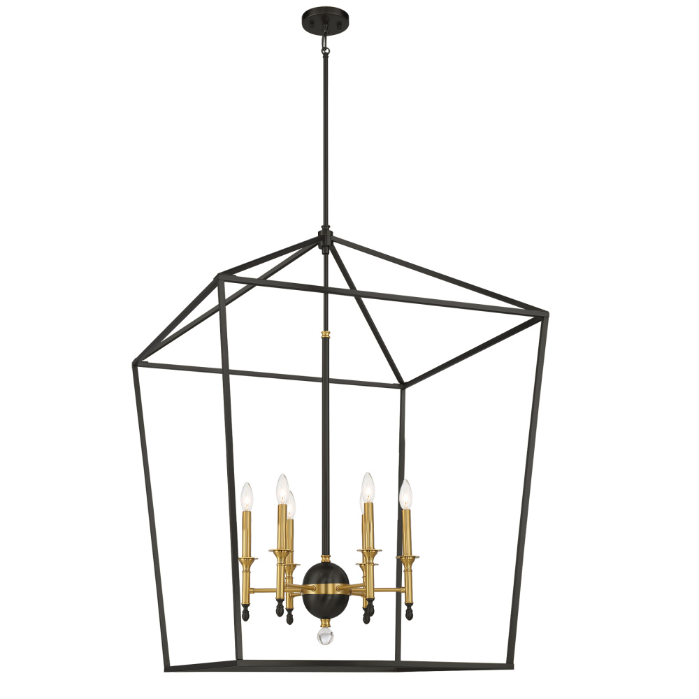 Townhall - 6 Light Pendant