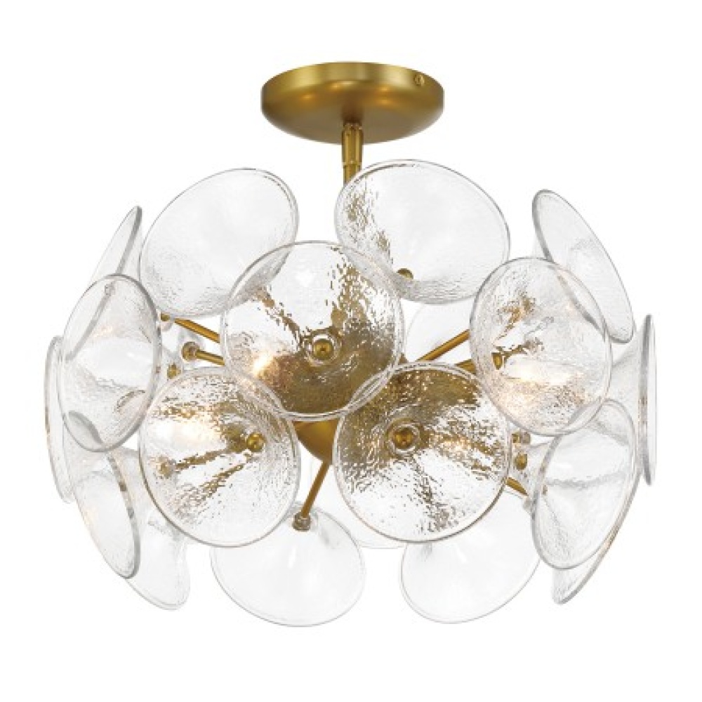 Winter 4 Light Semi Flush Mount