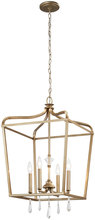  4448-582 - Laurel Estate - 4 Light Pendant (Convertible to Semi Flush)