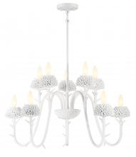  5907-655 - North Fork - 10 Light Two Tier Chandelier