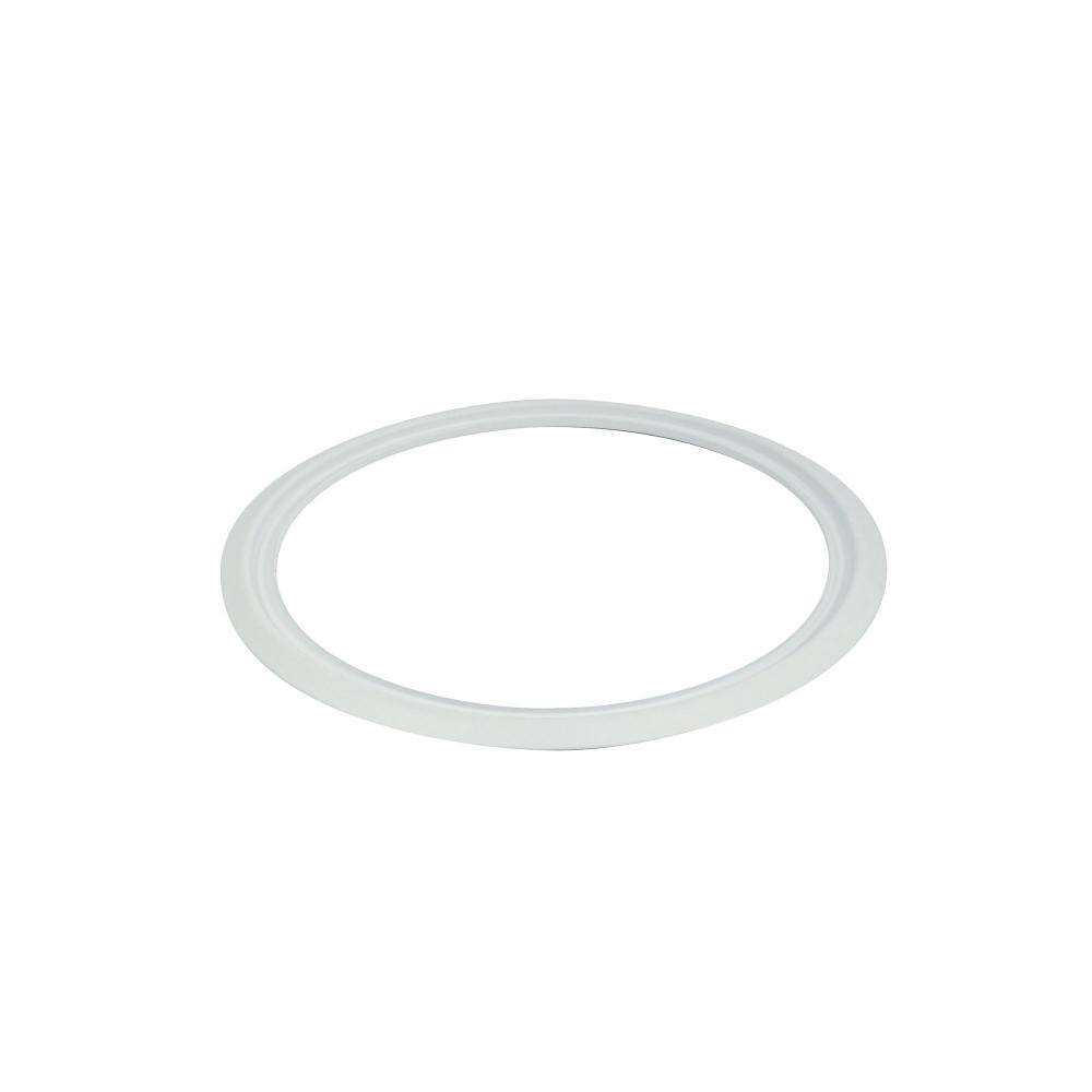 4" Oversize Ring for 4" Can-less Downlights, Matte Powder White finish