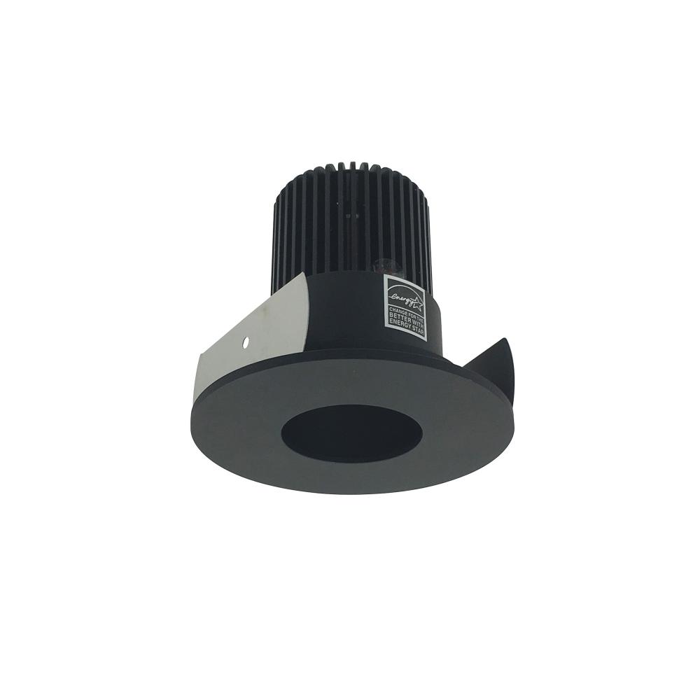 2" Iolite LED Round Pinhole, 10-Degree Optic, 800lm / 12W, 2700K, Black Pinhole / Black Flange