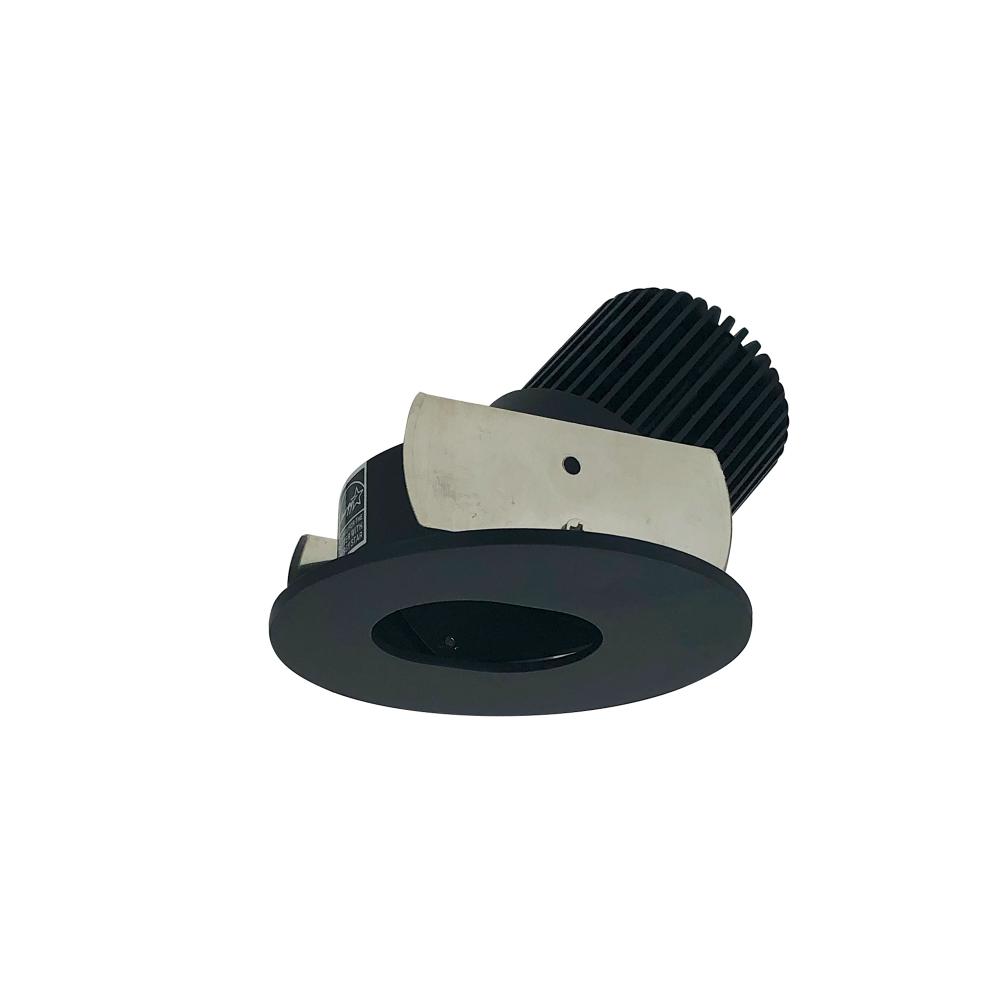 2" Iolite LED Round Adjustable Slot Aperture, 10-Degree Optic, 800lm / 12W, 2700K, Black Slot