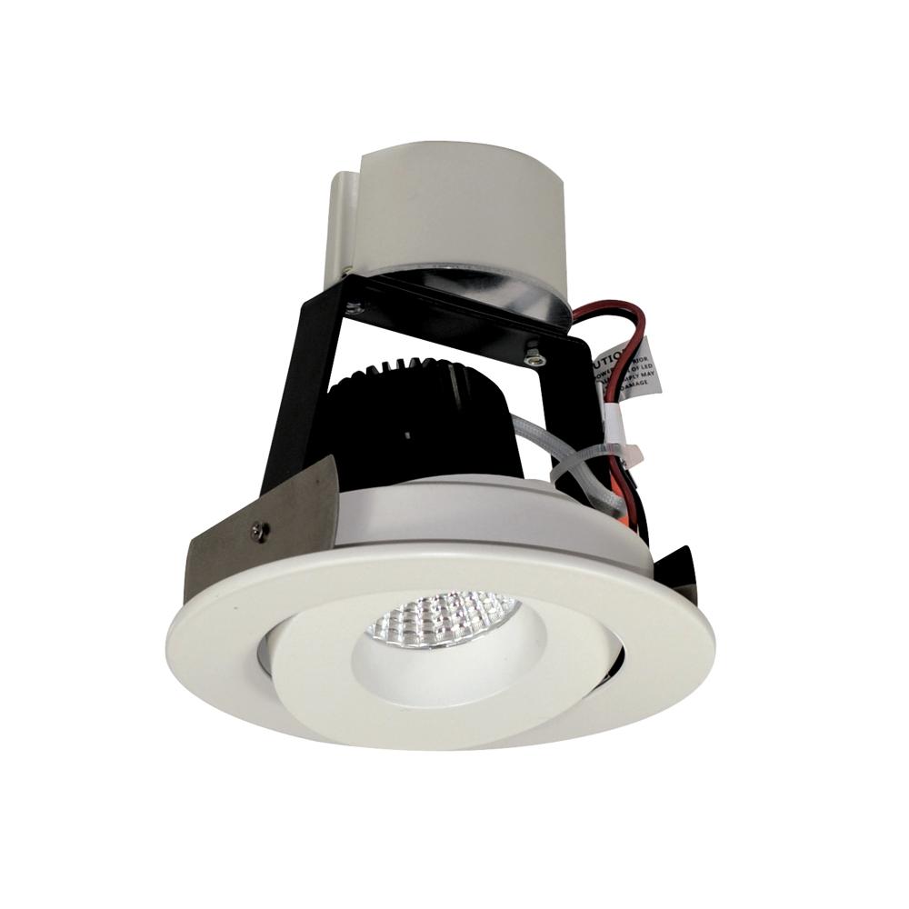 4" Iolite LED Round Adjustable Gimbal Retrofit, 800lm / 12W, Comfort Dim, White Finish