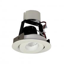  NIR-4RGCDXWW - 4" Iolite LED Round Adjustable Gimbal Retrofit, 800lm / 12W, Comfort Dim, White Finish