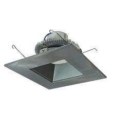  NLCBC2-65627NN/10LE4EM - 6" Cobalt Click LED Retrofit, Square Reflector, 1000lm / 12W, 2700K, Natural Metal Reflector /