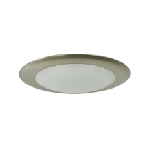  NLOPAC-R6509T2440NM - 6" AC Opal LED Surface Mount, 1150lm / 16.5W, 4000K, Natural Metal finish