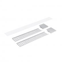 Nora NLUD-4LOUVAA - Louver Accessory Set for NLUD-4334, Aluminum Louver, Aluminum End Caps