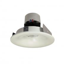  NPR-4RNBCDXWW - 4" Pearl LED Round Bullnose Retrofit, 800lm / 12W, Comfort Dim, White Finish