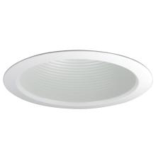  NTM-526W - 5" Air-Tight Baffled Lensless Shower Trim, White