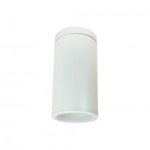 Nora NYLD2-6S10130WWW4 - 6" Cobalt Surface Mount Cylinder, White, 1000L, 3000K, White/White Reflector, 120V