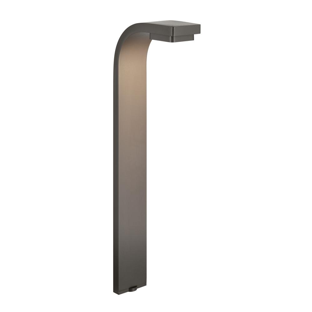 12 Volt 2700K LED 22.5" Curved Path Light in Textured Architectural Bronze