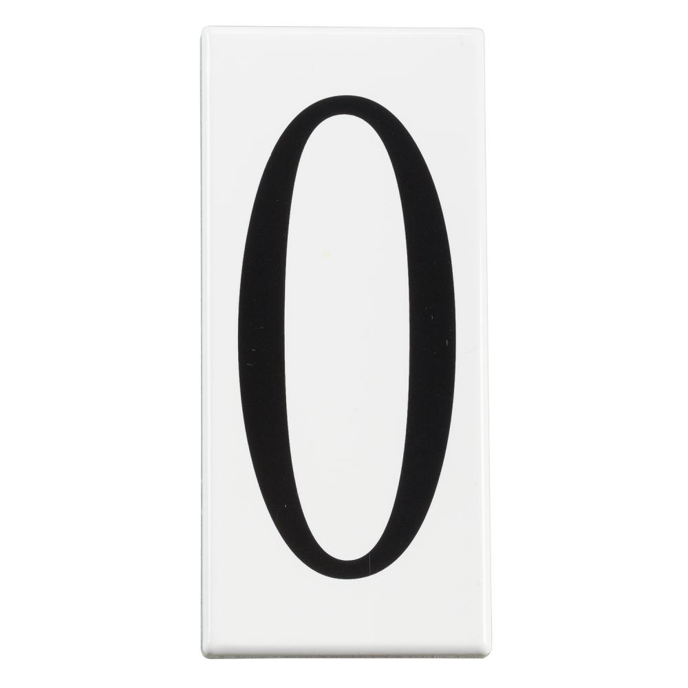 Address Light Number 0 Panel White (10 pack)