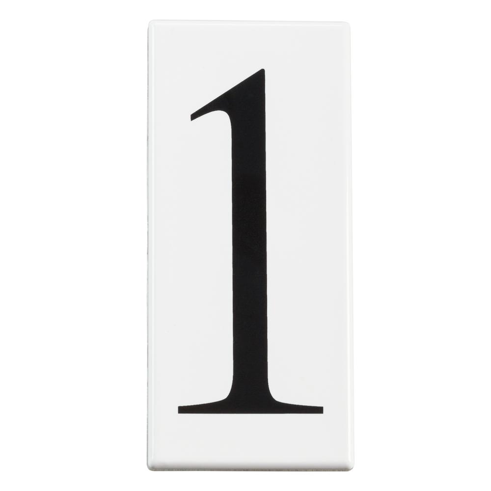 Address Light Number 1 Panel White (10 pack)