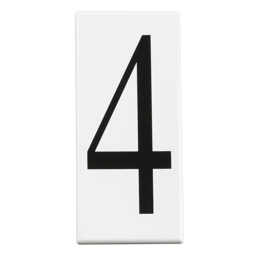 Address Light Number 4 Panel White (10 pack)
