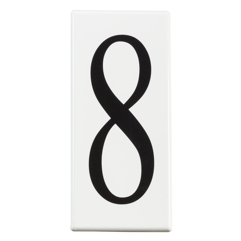 Address Light Number 8 Panel White (10 pack)