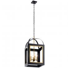  52029BKNBR - Large Foyer Pendant 4Lt