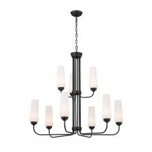  52482BK - Chandelier 9Lt