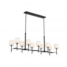  52503BK - Linear Chandelier 10Lt