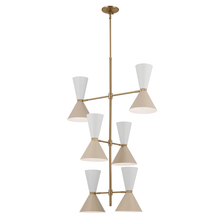  52568CPZGRG - Foyer Chandelier 12Lt