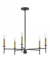  83075BK - Medium Single Tier Chandelier