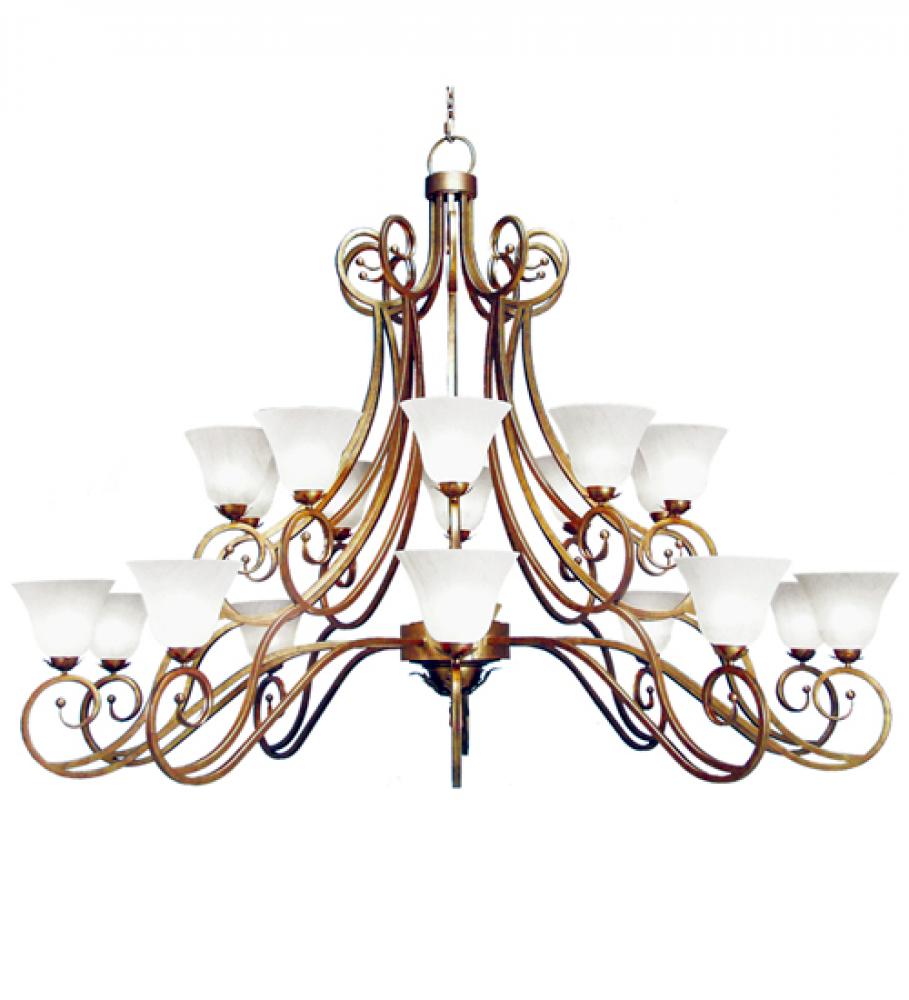 96" Wide Angelo 20 Light Two Tier Chandelier