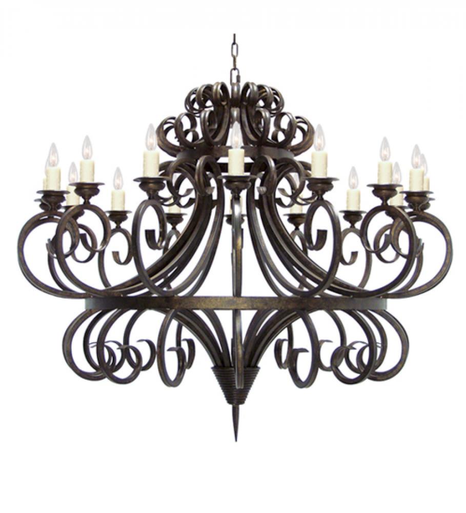 60" Wide Symen 16 Light Chandelier