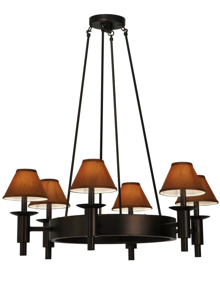 36"W Calais 6 LT Chandelier