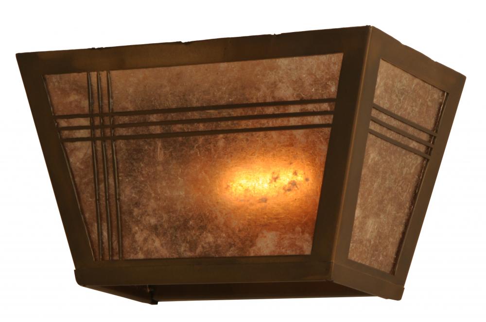 13" Wide Triangulator Wall Sconce