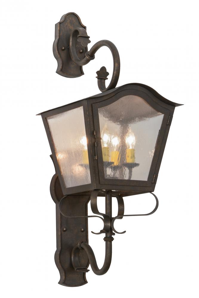 12"W Christian Lantern Wall Sconce