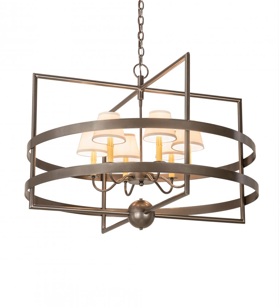 36"W Aldari 6 LT Chandelier