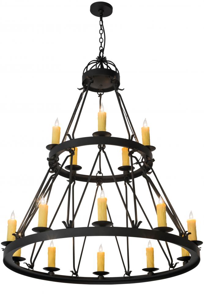 48"W Lakeshore 15 LT Chandelier