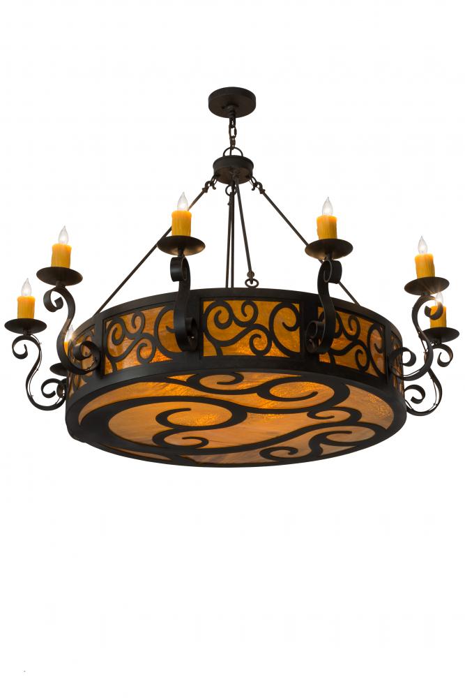 56" Wide Delano 10 Light Chandelier