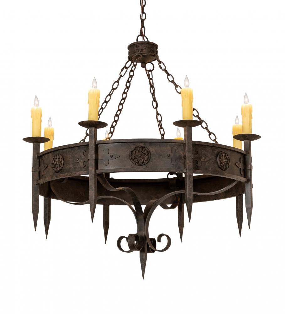 42" Wide Calandra 8 Light Chandelier