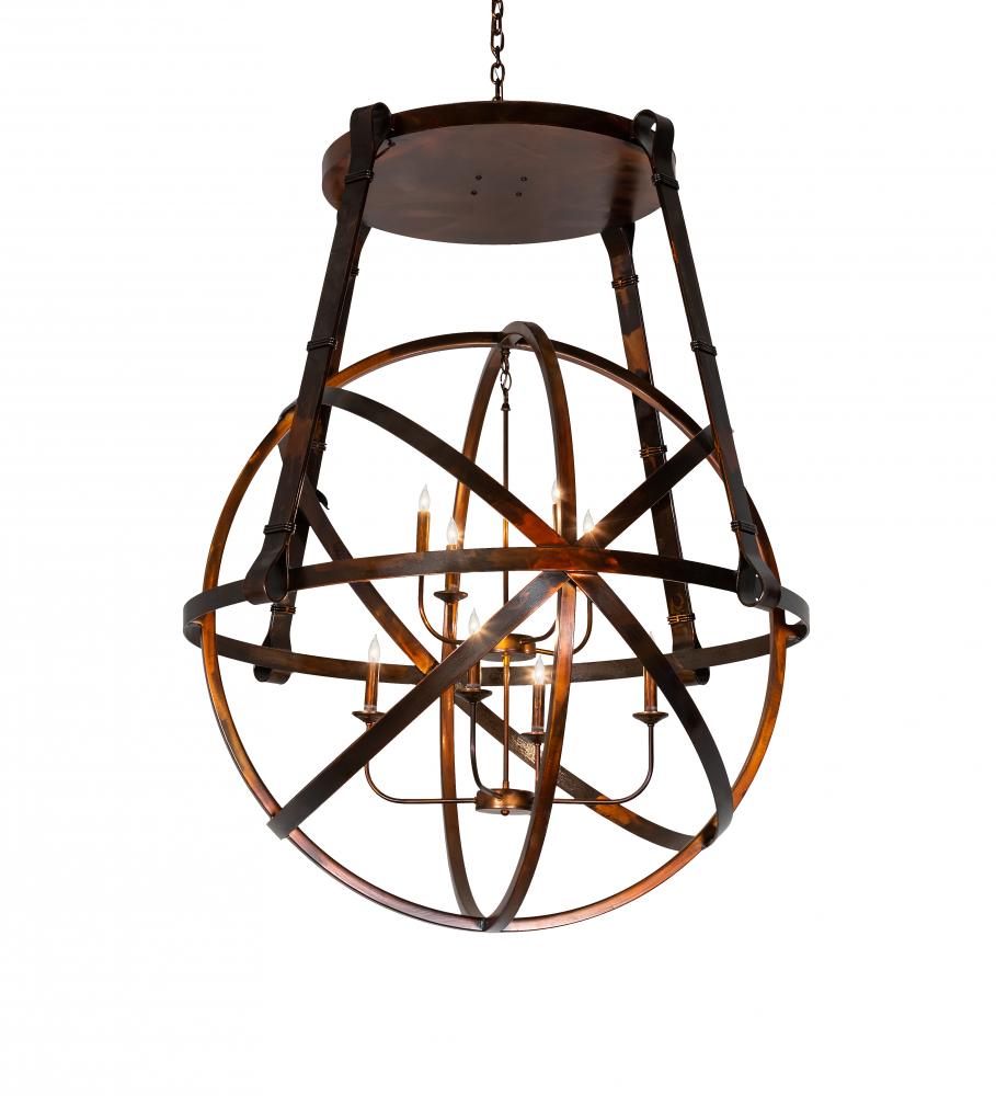 48" Wide Gimbal Grinado Chandelier