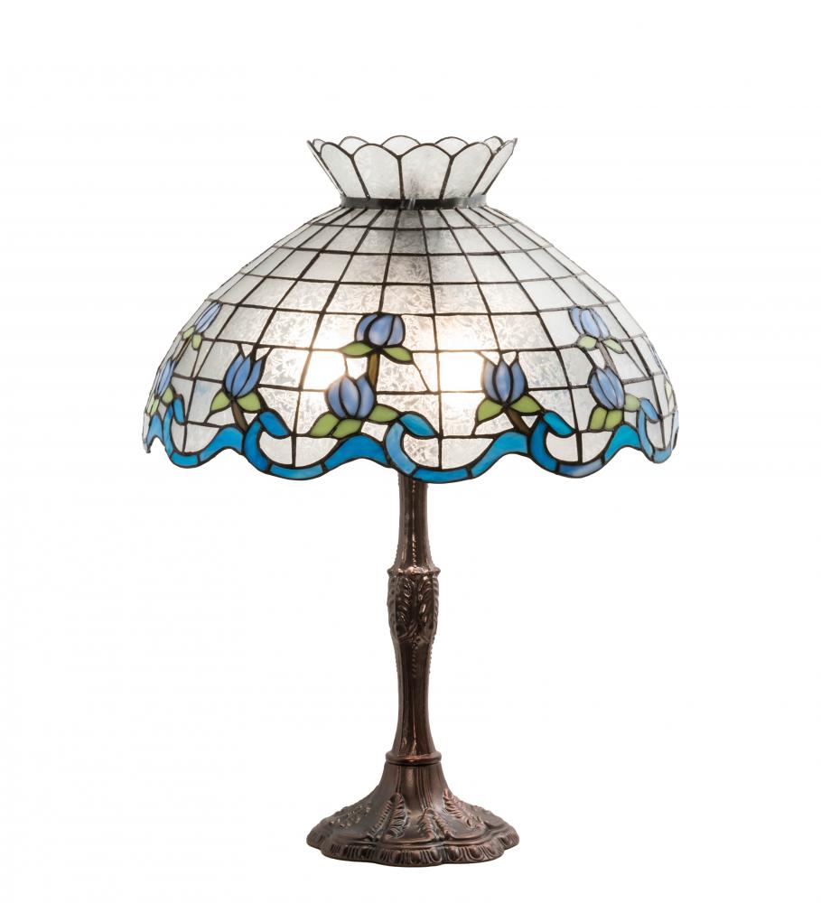 26" High Roseborder Table Lamp