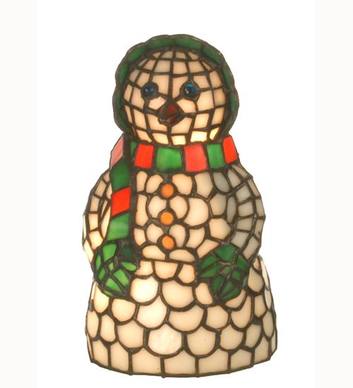 8.5"H Snow Woman Accent Lamp