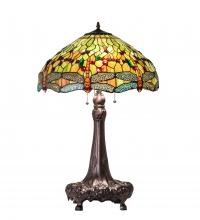  101830 - 31" High Hanginghead Dragonfly Table Lamp