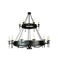 Meyda Green 111559 - 60" Wide Warwick 18 Light Two Tier Chandelier