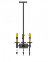  111646 - 8"W Warwick 3 LT Mini Pendant