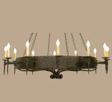  112814 - 72" Wide Warwick 12 Light Chandelier