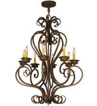  117683 - 28"W Fernando 8 LT Chandelier